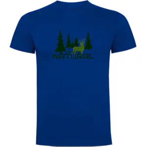 Kruskis Natural T-shirt Met Korte Mouwen Blauw