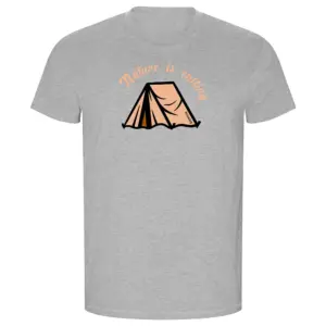 Kruskis Nature Is Calling Eco T-shirt Met Korte Mouwen Grijs