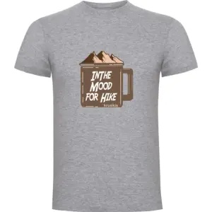 Kruskis Mood For Hike T-shirt Met Korte Mouwen Grijs