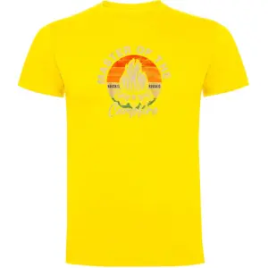 Kruskis Master Of The Campfire T-shirt Met Korte Mouwen Geel