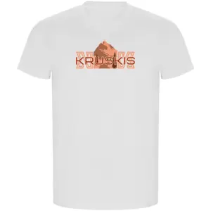 Kruskis Mountain Logo Eco T-shirt Met Korte Mouwen Wit