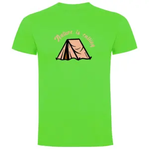 Kruskis Nature Is Calling T-shirt Met Korte Mouwen Groen