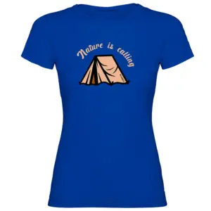 Kruskis Nature Is Calling T-shirt Met Korte Mouwen Blauw