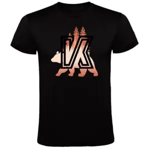 Kruskis Nature T-shirt Met Korte Mouwen Zwart