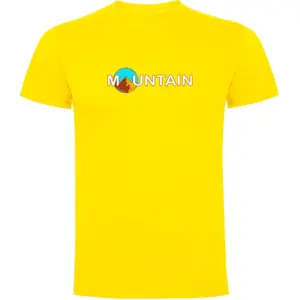 Kruskis Mountain T-shirt Met Korte Mouwen Geel