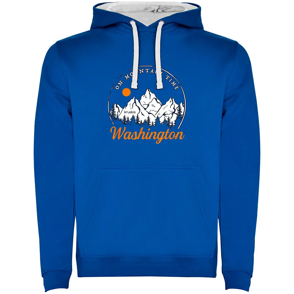 Kruskis On Mountain Time Hoodie Blauw