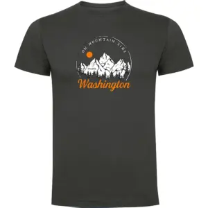 Kruskis On Mountain Time T-shirt Met Korte Mouwen Grijs