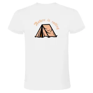 Kruskis Nature Is Calling T-shirt Met Korte Mouwen Wit