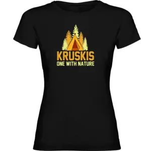 Kruskis One With Nature T-shirt Met Korte Mouwen Zwart