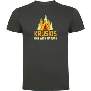Kruskis One With Nature T-shirt Met Korte Mouwen Grijs