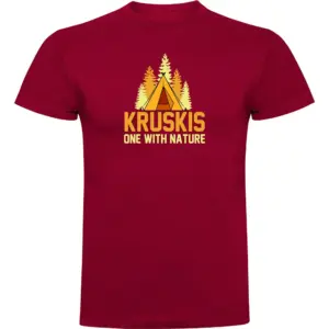 Kruskis One With Nature T-shirt Met Korte Mouwen Rood