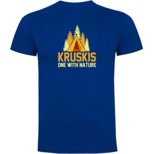 Kruskis One With Nature T-shirt Met Korte Mouwen Blauw
