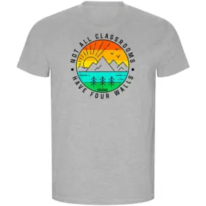 Kruskis Not All Classrooms Eco T-shirt Met Korte Mouwen Grijs