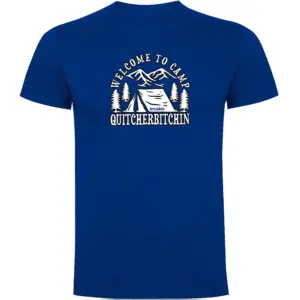 Kruskis Quitcherbitchin T-shirt Met Korte Mouwen Blauw