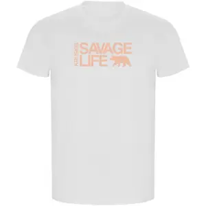 Kruskis Savage Life Eco T-shirt Met Korte Mouwen Wit