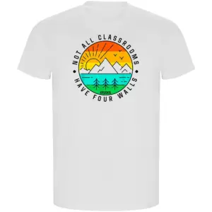 Kruskis Not All Classrooms Eco T-shirt Met Korte Mouwen Wit