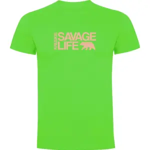 Kruskis Savage Life T-shirt Met Korte Mouwen Groen