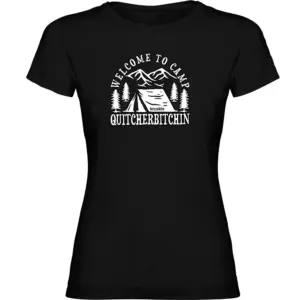 Kruskis Quitcherbitchin T-shirt Met Korte Mouwen Zwart