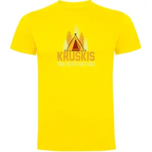 Kruskis One With Nature T-shirt Met Korte Mouwen Geel