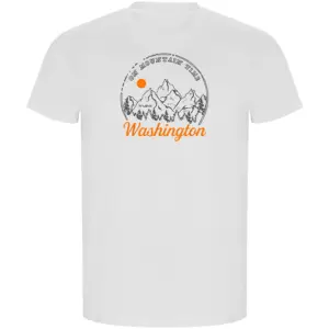 Kruskis On Mountain Time Eco T-shirt Met Korte Mouwen Wit