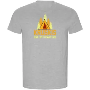 Kruskis One With Nature Eco T-shirt Met Korte Mouwen Grijs