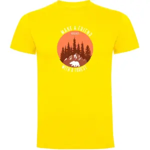 Kruskis Make A Friend T-shirt Met Korte Mouwen Geel