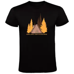 Kruskis Second Home T-shirt Met Korte Mouwen Zwart