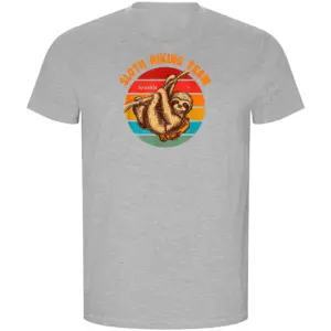 Kruskis Sloth Hiking Team Eco T-shirt Met Korte Mouwen Grijs