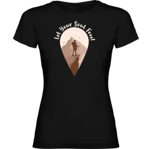 Kruskis Soul Free T-shirt Met Korte Mouwen Zwart