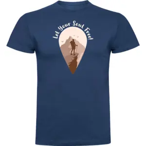 Kruskis Soul Free T-shirt Met Korte Mouwen Blauw