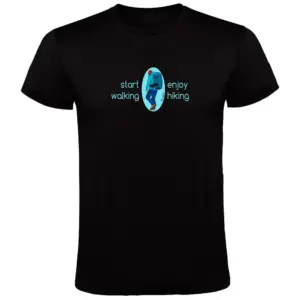 Kruskis Start Walking T-shirt Met Korte Mouwen Zwart