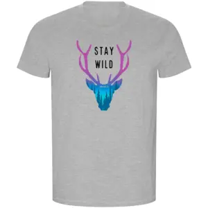 Kruskis Stay Wild Eco T-shirt Met Korte Mouwen Grijs