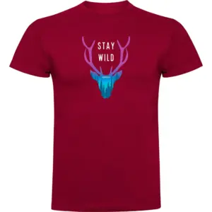 Kruskis Stay Wild T-shirt Met Korte Mouwen Rood
