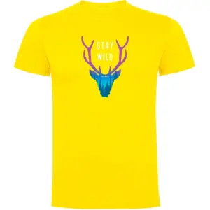 Kruskis Stay Wild T-shirt Met Korte Mouwen Geel