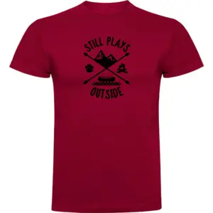Kruskis Still Plays Outside T-shirt Met Korte Mouwen Rood