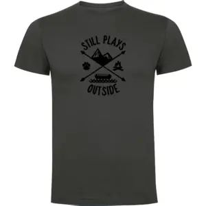 Kruskis Still Plays Outside T-shirt Met Korte Mouwen Grijs