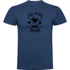 Kruskis Still Plays Outside T-shirt Met Korte Mouwen Blauw