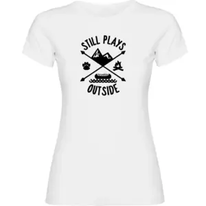 Kruskis Still Plays Outside T-shirt Met Korte Mouwen Wit