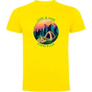 Kruskis Stress Less T-shirt Met Korte Mouwen Geel