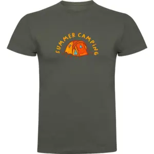 Kruskis Summer Camping T-shirt Met Korte Mouwen Groen