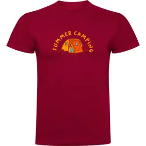 Kruskis Summer Camping T-shirt Met Korte Mouwen Rood