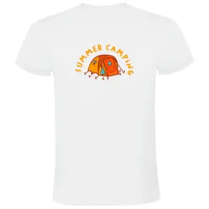 Kruskis Summer Camping T-shirt Met Korte Mouwen Wit