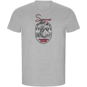 Kruskis Summer Reeducation Camp Eco T-shirt Met Korte Mouwen Grijs