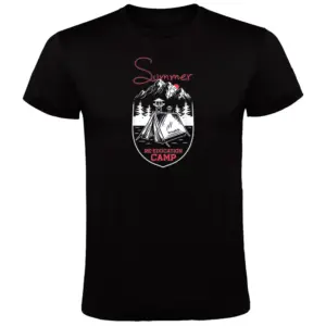 Kruskis Summer Reeducation Camp T-shirt Met Korte Mouwen Zwart