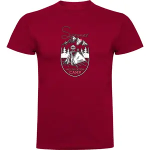 Kruskis Summer Reeducation Camp T-shirt Met Korte Mouwen Rood