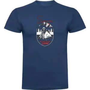 Kruskis Summer Reeducation Camp T-shirt Met Korte Mouwen Blauw