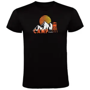 Kruskis Sunset Camp T-shirt Met Korte Mouwen Zwart