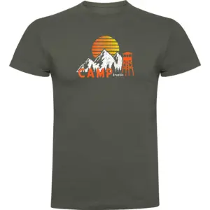 Kruskis Sunset Camp T-shirt Met Korte Mouwen Groen