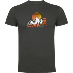 Kruskis Sunset Camp T-shirt Met Korte Mouwen Grijs