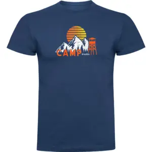 Kruskis Sunset Camp T-shirt Met Korte Mouwen Blauw